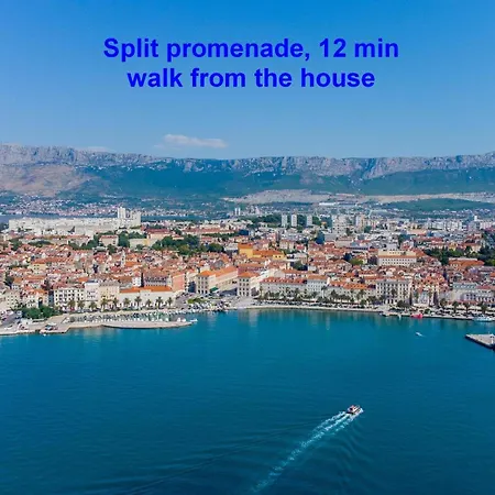 Vila Beautiful Luxury House W Sea View & Outside Space Split